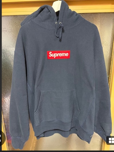 Supreme Box Logo Hooded Sweatshirt "Navy" (24FW)