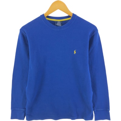 古着 ラルフローレン Ralph Lauren POLO RALPH LAUREN SLEEPWEAR サーマルロンT ワッフル メンズM相当/eaa520875