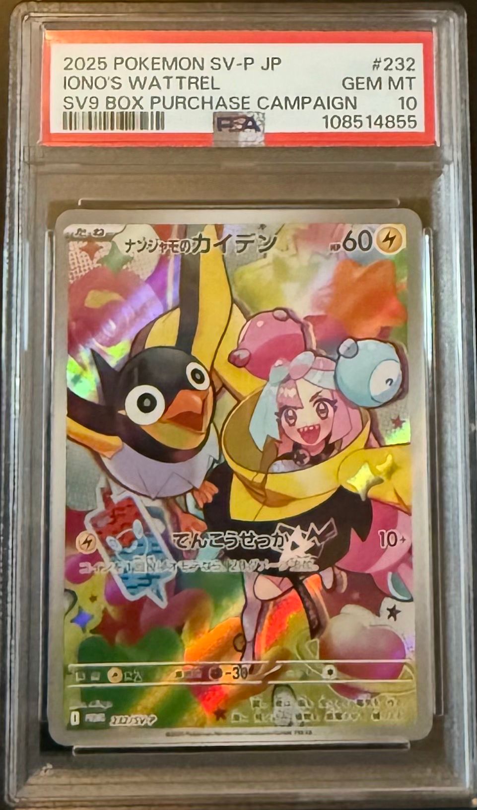 ナンジャモのカイデン P [SV-P 232](プロモーションカード「拡張パック バトルパートナーズ Box購入キャンペーン」)