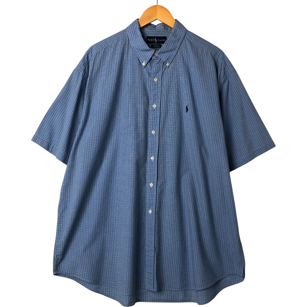 古着 ラルフローレン Ralph Lauren BLAKE 半袖 ボタンダウン チェックシャツ ボタンダウン/eaa551857