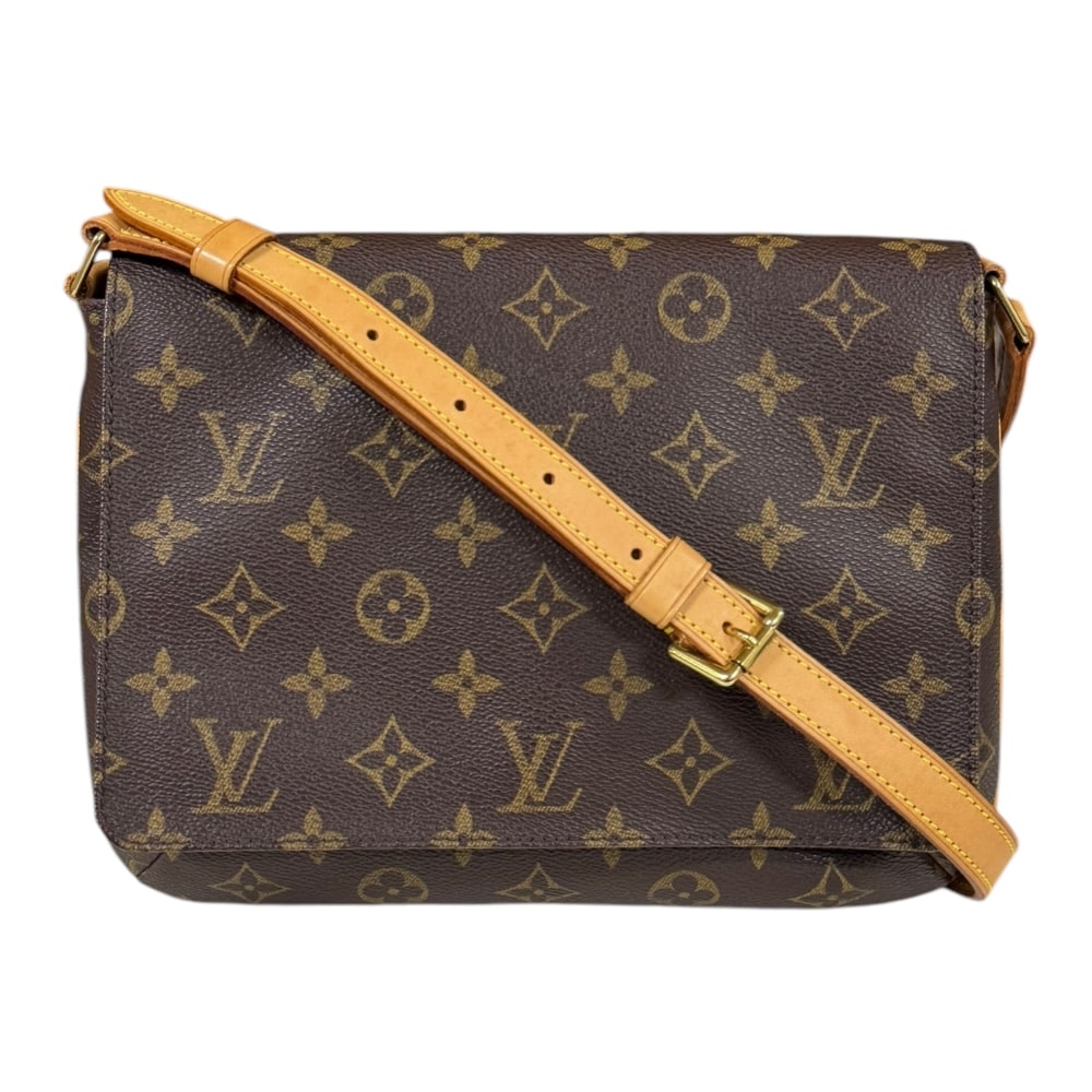 ルイヴィトン ミュゼットタンゴ モノグラム ショルダーバッグ モノグラムキャンバス M51257 ブラウン レディース LOUIS VUITTON  中古
