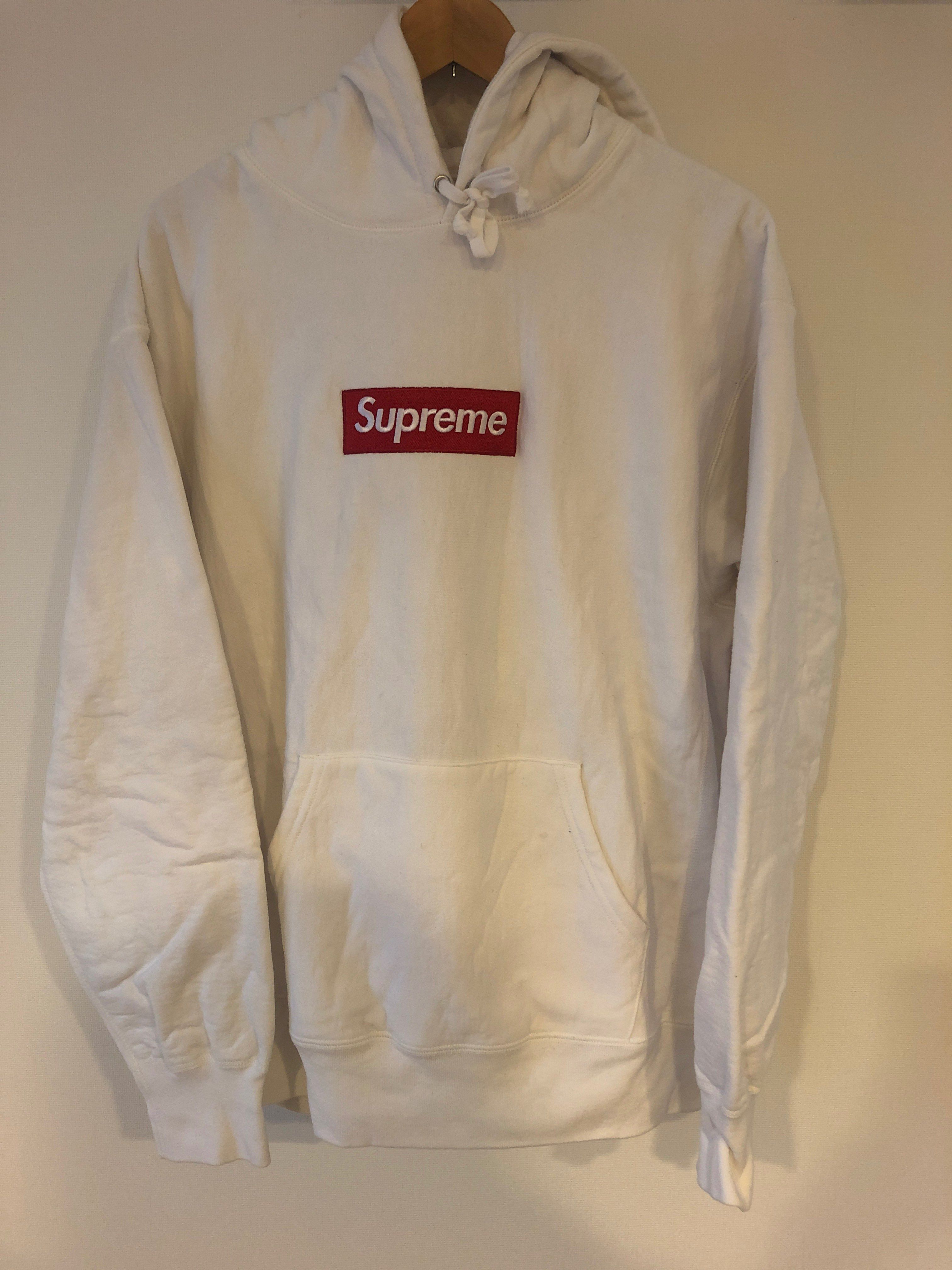 Supreme Box Logo Hooded Sweatshirt "White" (21FW)