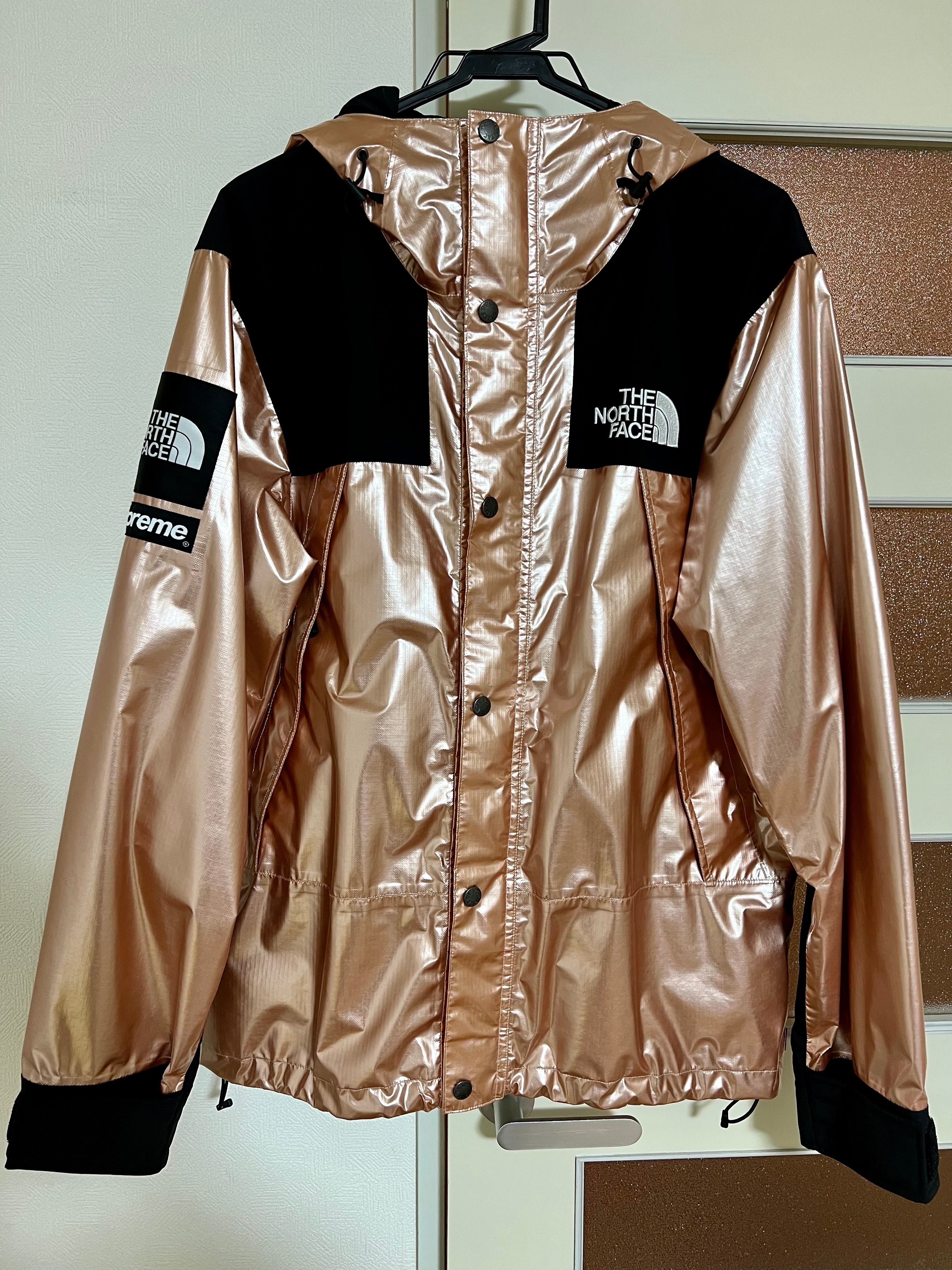 Supreme x The North Face Metallic Mountain Parka "Pink"