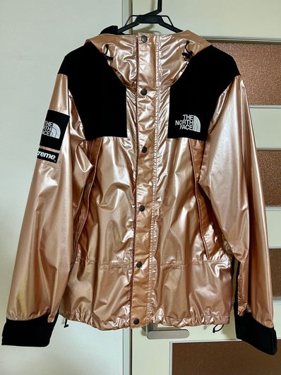Supreme x The North Face Metallic Mountain Parka "Pink"