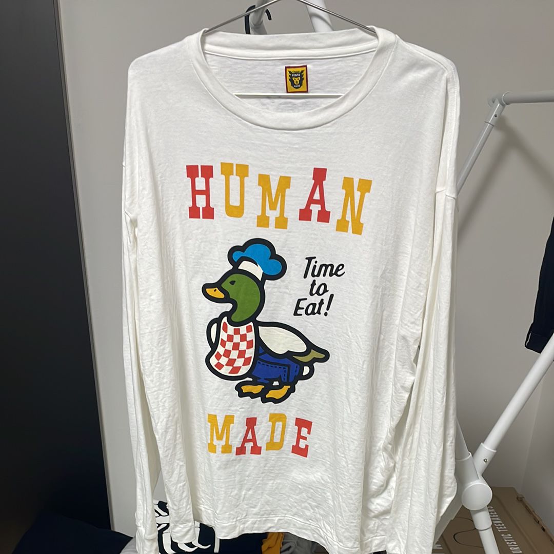 HUMAN MADE Graphic L/S T-Shirt "White"
