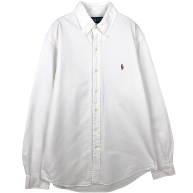 古着 ラルフローレン Ralph Lauren CUSTOM FIT 長袖 ボタンダウンシャツ メンズM相当/eaa641779