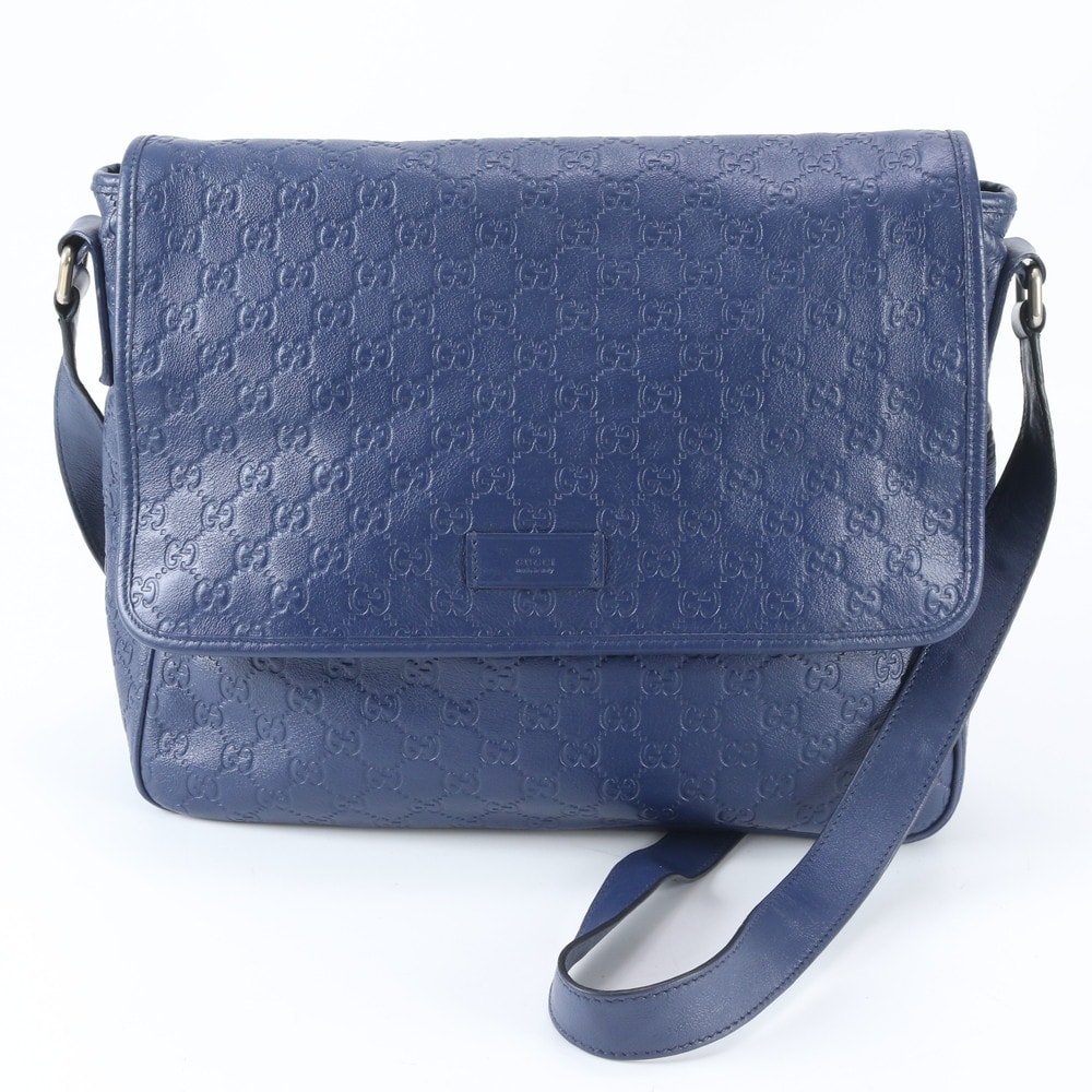 ■極美品 グッチ グッチシマ 223665 ショルダーバッグ レザー