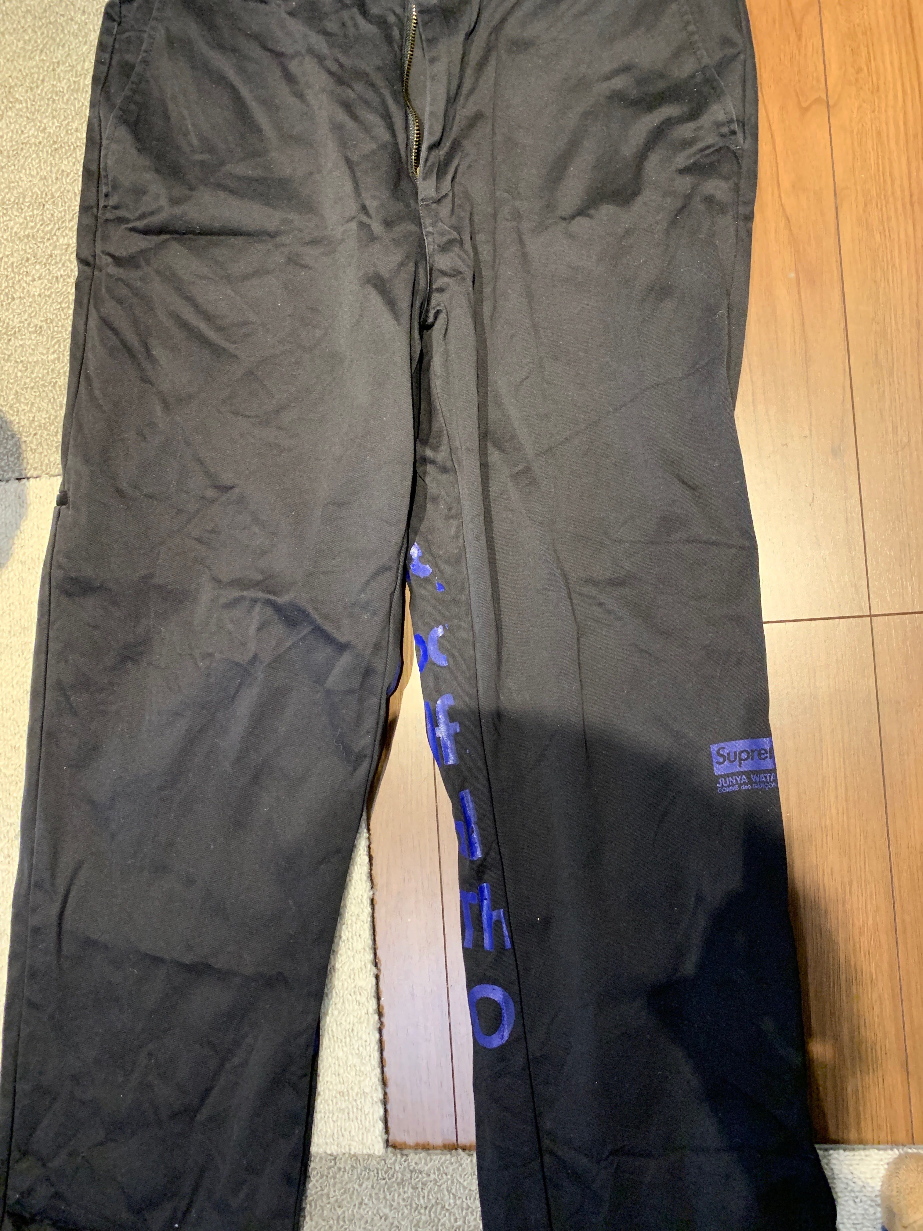 Supreme / JUNYA WATANABE COMME des GARCONS MAN Printed Work Pant "Black"