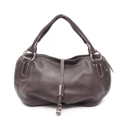 セリーヌ CELINE ビタースウィート ハンドバッグ バッグ レザー レディース ブラウン系 【中古】