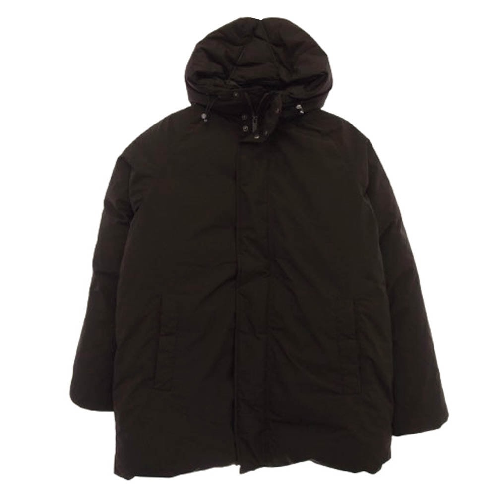 Pyrenex ピレネックス ダウンジャケット HMS018 SPARK スパーク フード付き ダウンジャケット ダークブラウン系 S【新古品】【未使用】【中古】