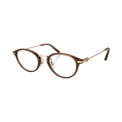 美品 COACH コーチ ブラウン ゴールド金具 プラスチック チタン/ メガネ メガネフレーム 男女兼用 600339 【中古】