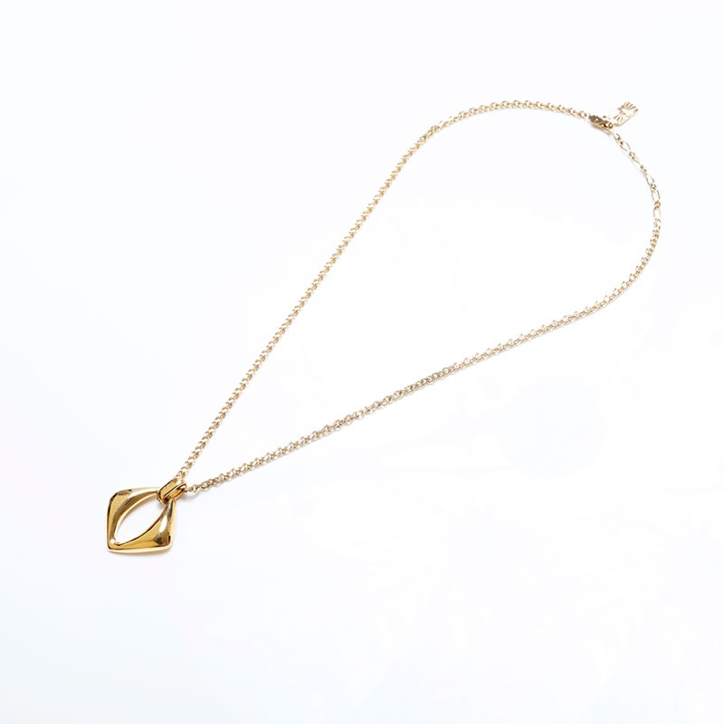 イヴ・サンローラン YSL ラインストーン ネックレス【中古】