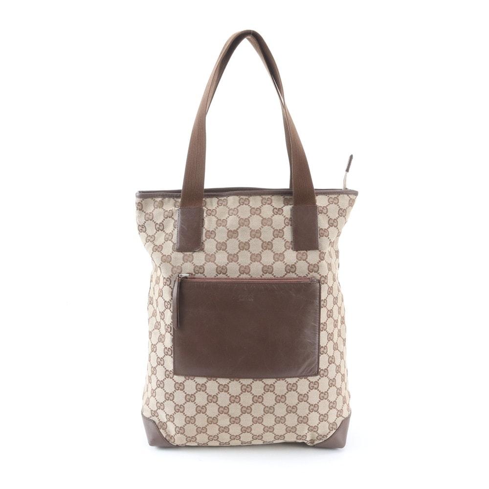 ■美品 グッチ GGキャンバス 019 0401 トート バッグ