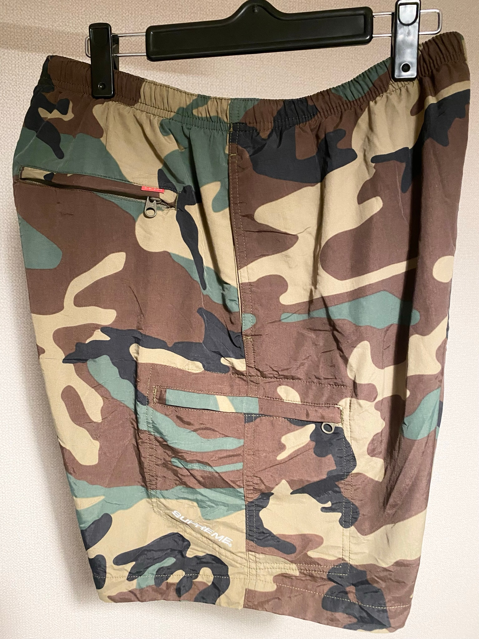 Supreme Nylon Trail Short 19SS "Woodland Camo"