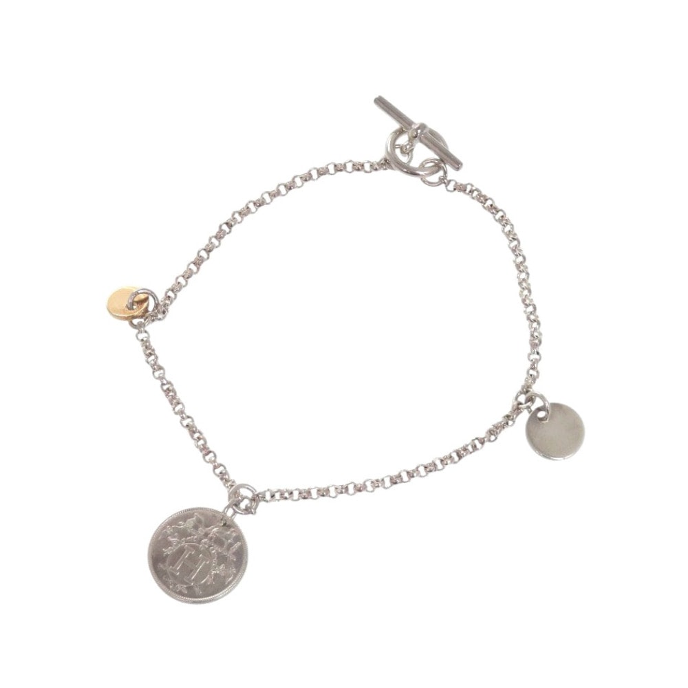 エルメス  エクスリブリス   シルバー925 K18ゴールド シ