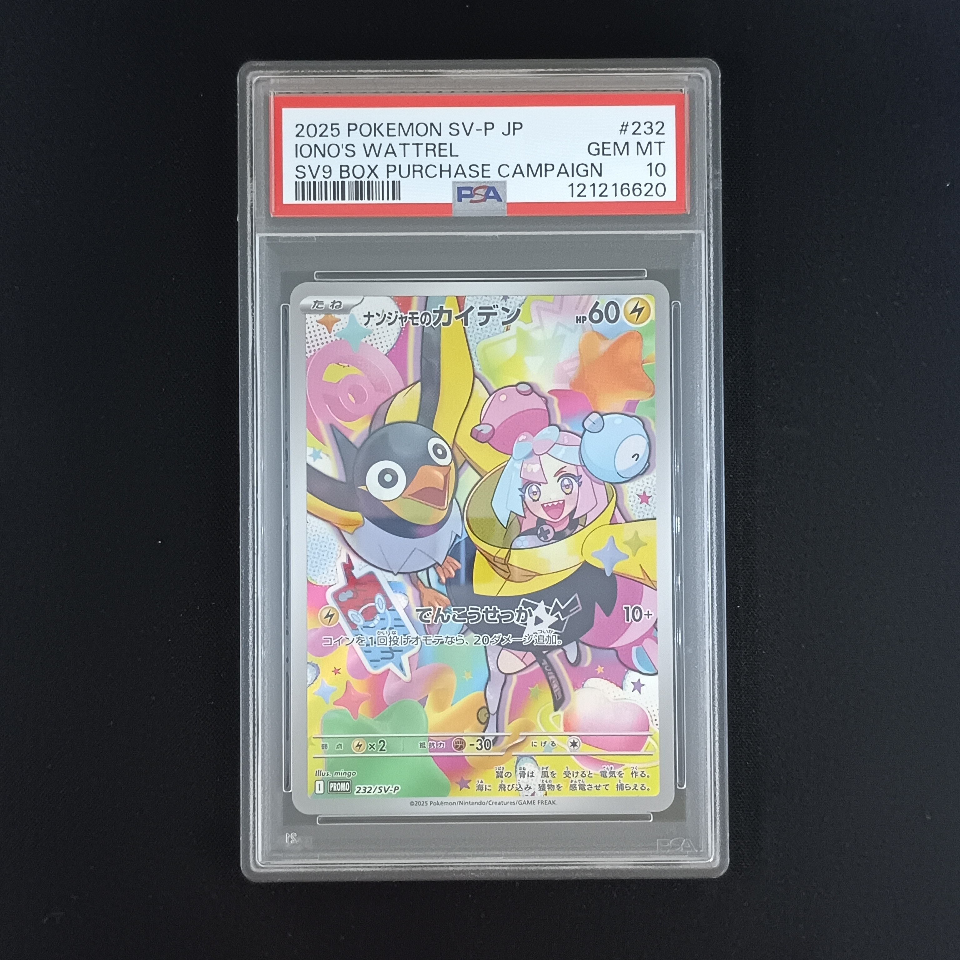 ナンジャモのカイデン P [SV-P 232](プロモーションカード「拡張パック バトルパートナーズ Box購入キャンペーン」)