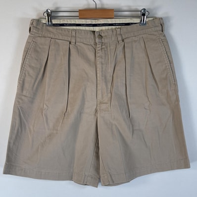 古着 ポロ・ラルフローレン POLO RALPH LAUREN ショートパンツ ポロチノ 半ズボン 短パン ハーフパンツ w36 ベージュ系 メンズ