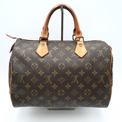 LOUIS VUITTON(ルイ・ヴィトン)スピーディ30 ヴィンテージ ハンドバッグ ボストンバッグ モノグラム ブラウン PVC レザー レディース M41526【中古】