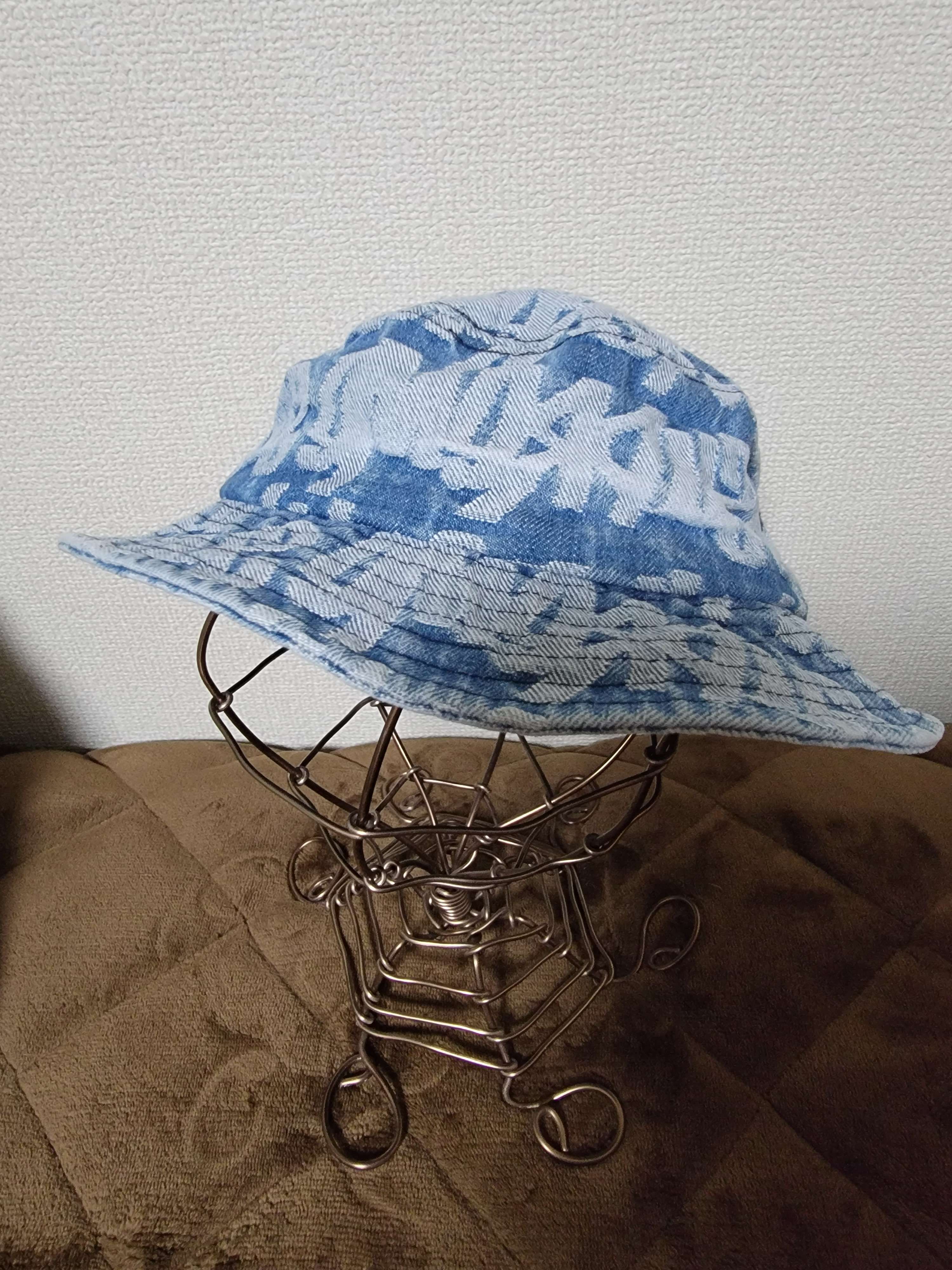 Supreme Fat Tip Jacquard Denim Crusher "Blue"