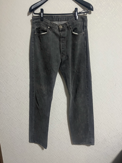 Chrome Hearts x Levi's U VNTG JEAN RED TAB Washed 501 Denim Pants with Cross Patch "Black"