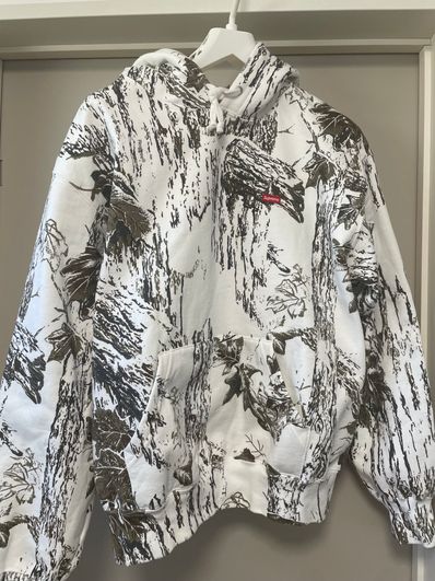 Supreme Small Box Hooded Sweatshirt "Snow Camo" (24SS)