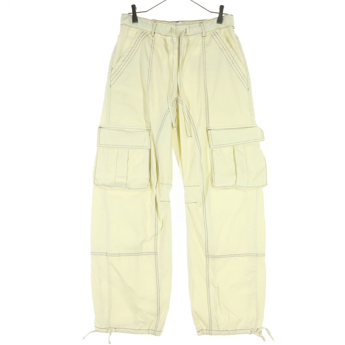 美品 ZARA ザラ カーゴパンツ 38 アイボリー