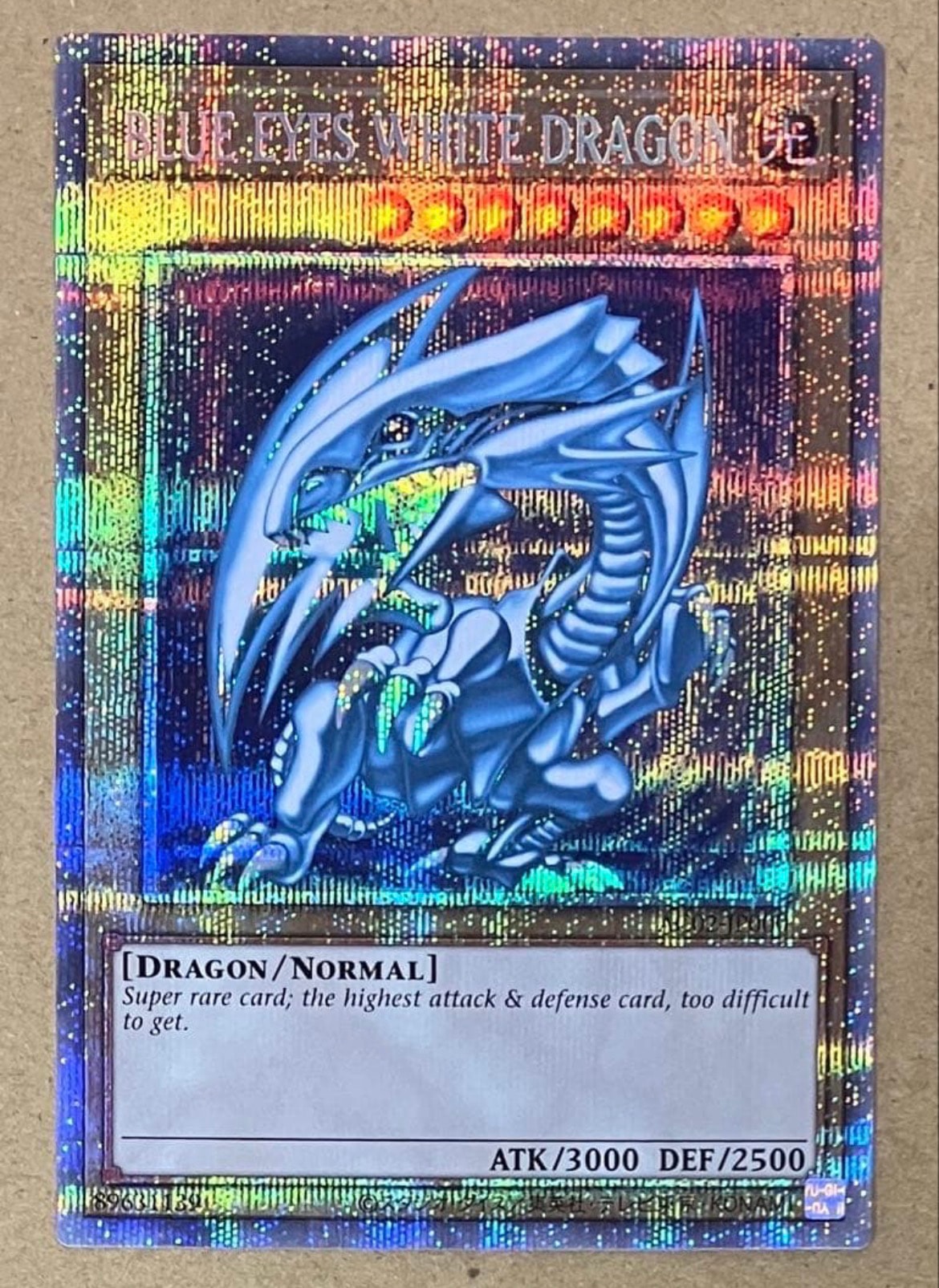 BLUE EYES WHITE DRAGON PSE[AC02-JP000](アニメーション クロニクル 2022)