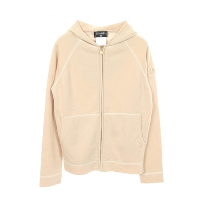 シャネル CHANEL ココマーク ラメ パーカー 衣料品 トップス カシミヤ レディース ベージュ系 P40882K03078 【中古】