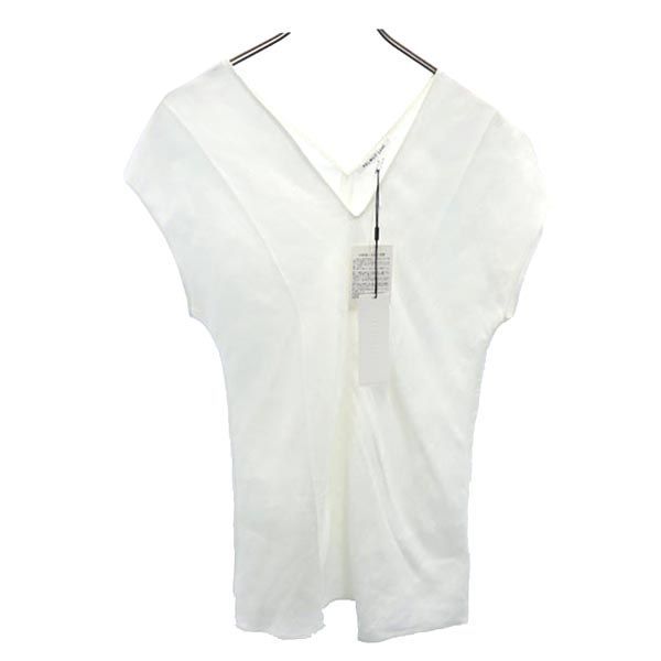 未使用 HELMUT LANG ノースリーブ Vネック カットソー
