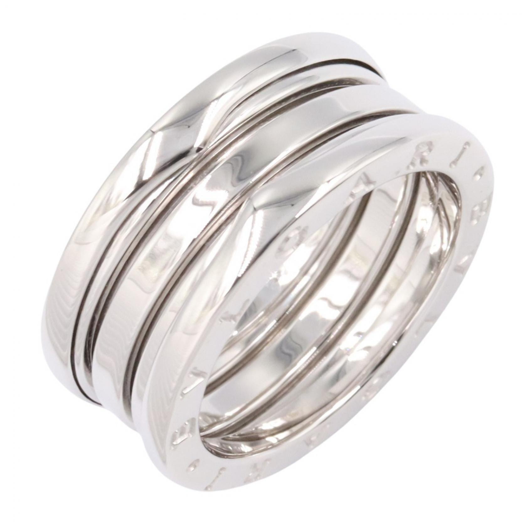 ブルガリ BVLGARI B-zero1 ビーゼロワン リング 3バンド リング・指輪 ジュエリー K18WG(ホワイトゴールド) メンズ レディース シルバー系 【中古】