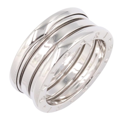 ブルガリ BVLGARI B-zero1 ビーゼロワン リング 3バンド リング・指輪 ジュエリー K18WG(ホワイトゴールド) メンズ レディース シルバー系 【中古】
