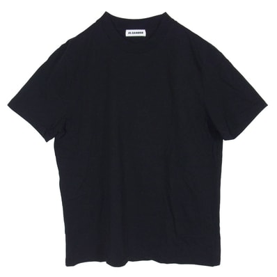 JIL SANDER ジルサンダー J21GC0004 J45084 コットン クルーネック 半袖 Tシャツ ブラック系 M【中古】