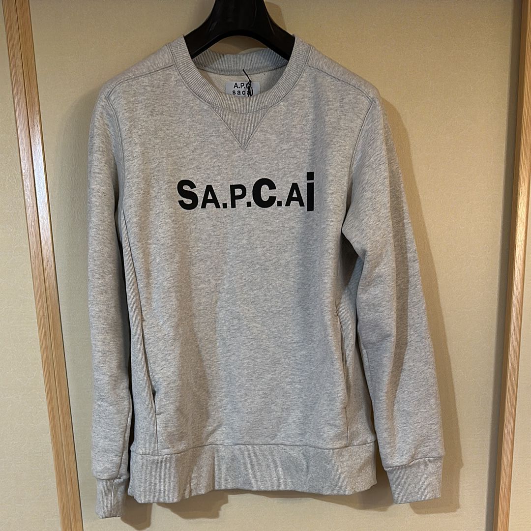 sacai x A.P.C. SWEAT TANI "Light Gray"