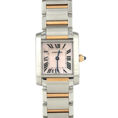 カルティエ タンクフランセーズSM PGコンビ W51027Q4 SSxPG クォーツ