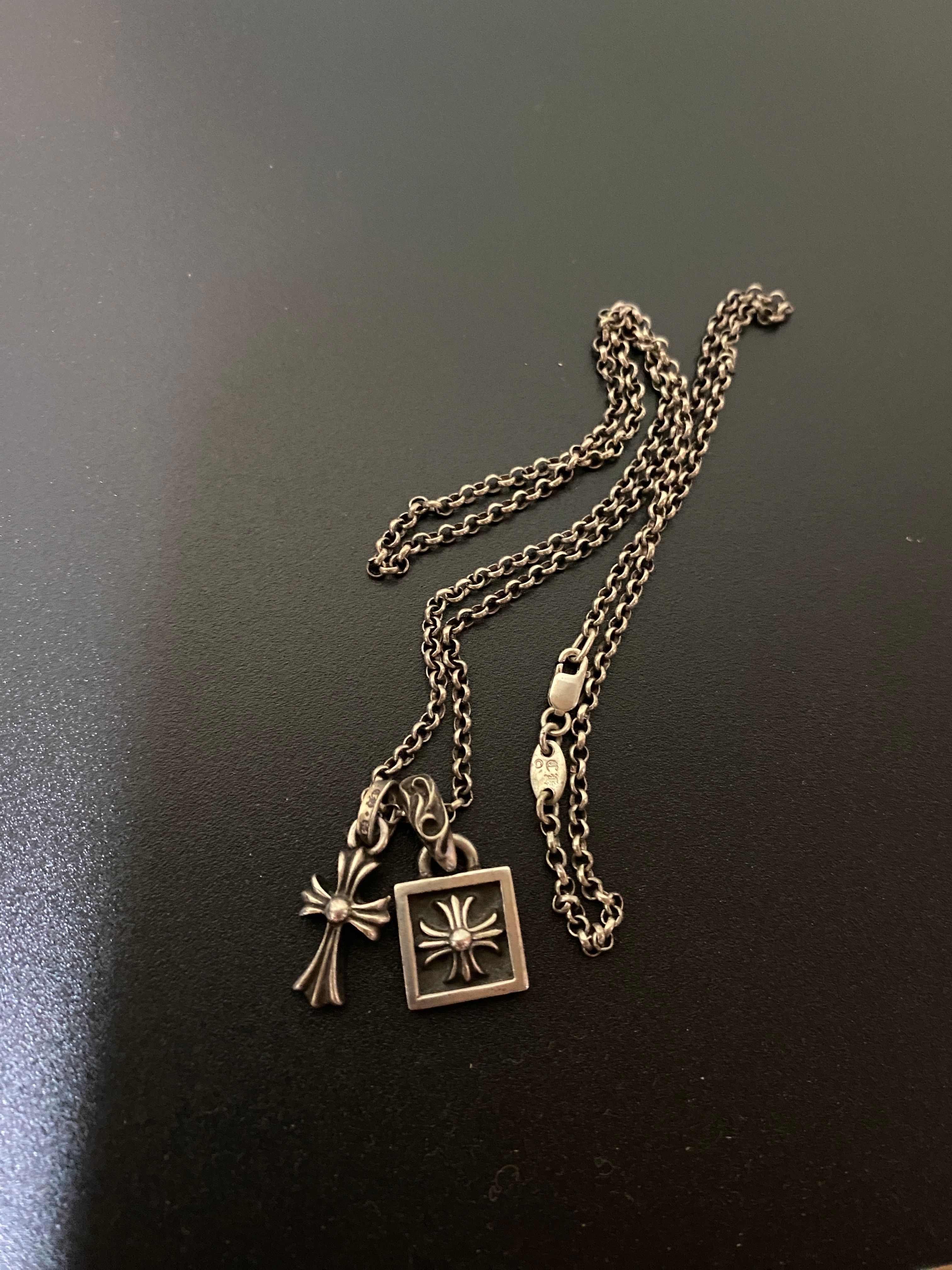 Chrome Hearts CH Cross Baby Fat Charm "Silver"