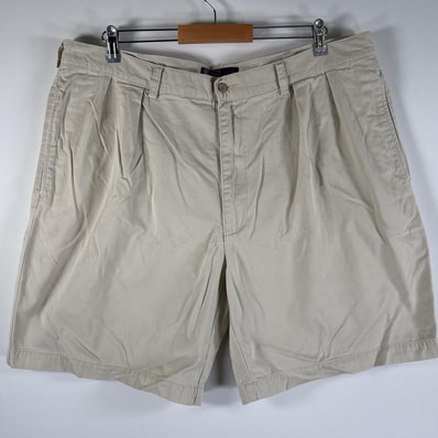 古着 90's/90年代 ポロバイラルフローレン Polo by Ralph Lauren ショートパンツ チノパン ポロチノ 大きいサイズ w42 ベージュ メンズ