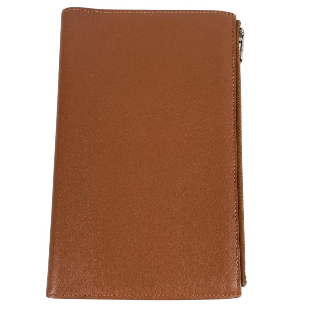 エルメス HERMES EAジップ EA ジップ PM システム手帳 ステーショナリー ポケット付き 手帳カバー スイフト Y刻 ゴールド/ムスタード ブラウン