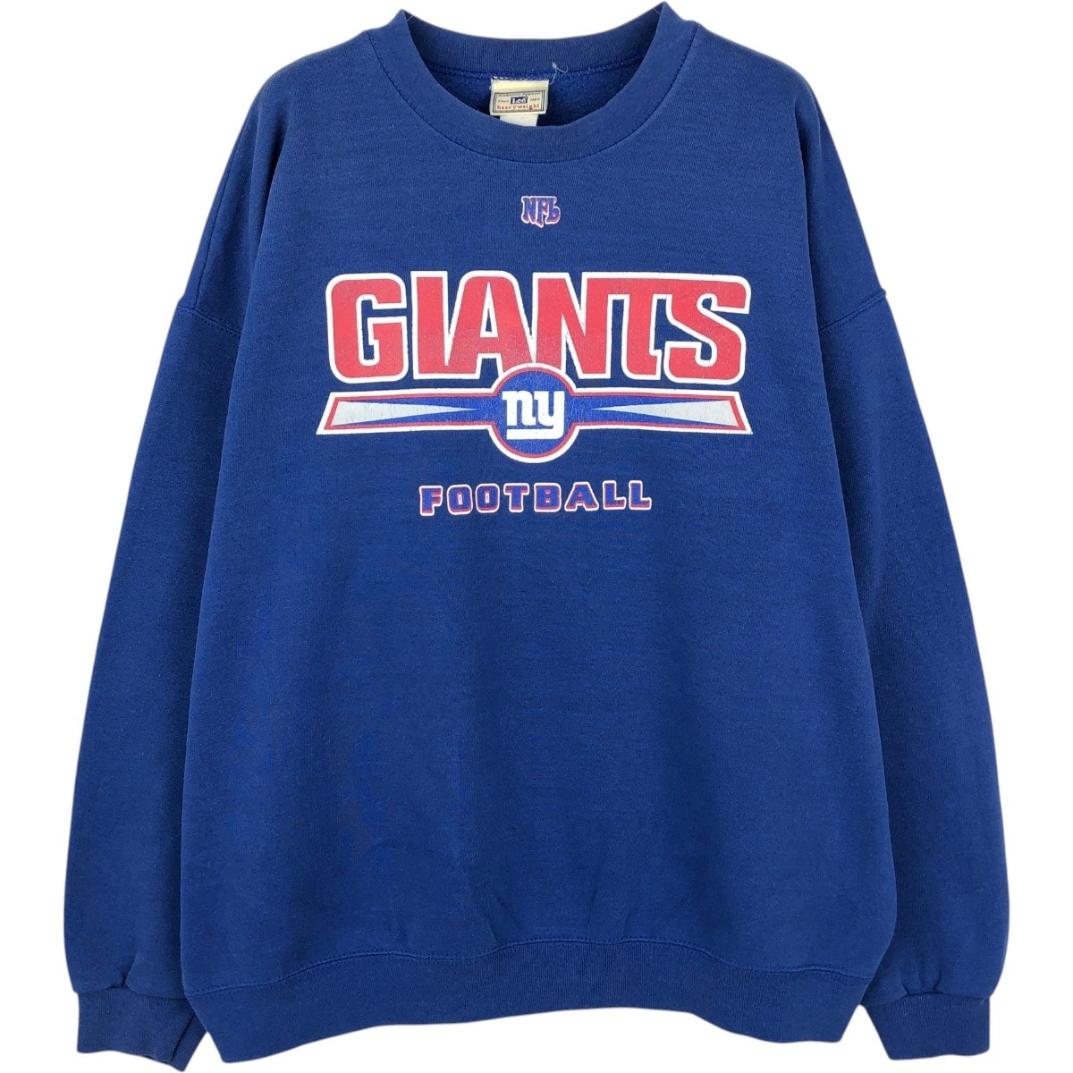 古着 リー Lee heavyweight NFL NEW YORK GIANTS ニューヨークジャイアンツ プリントスウェットシャツ トレーナー メンズXL相当 ヴィンテージ/eaa672226