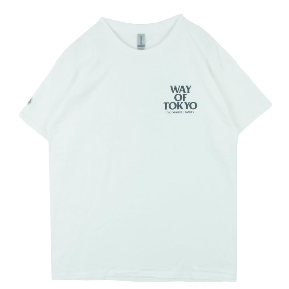 RATS ラッツ TOKYO ROUGH RIDERS WAY OF TOKYO SS TEE ラフライダーズ バックロゴ プロント Tシャツ 半袖 カットソー ホワイト系 L【中古】