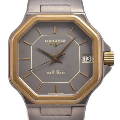 ロンジン LONGINES グレー クォーツ メンズ 腕時計 M#150806