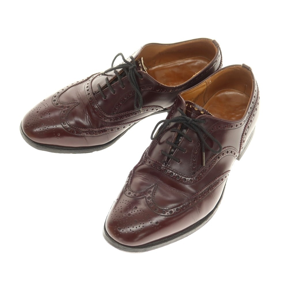 【中古】チャーチ CHURCH'S バインダーカーフ ウイングチップ ドレスシューズ ボルドー【サイズ60G】【メンズ】