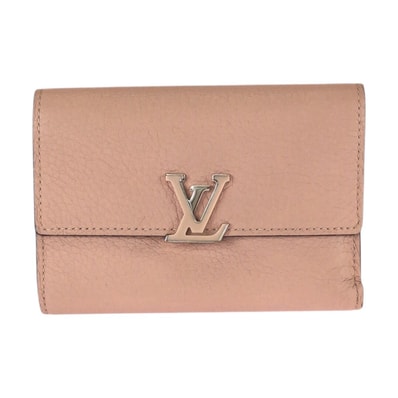 Louis Vuitton Capucines Compact Wallet Taurillon Leather "Magnolia"