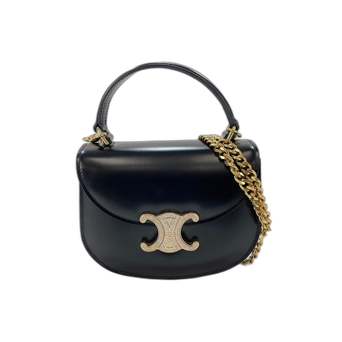 セリーヌ CELINE ミニブザス クレア ショルダーバッグ【中古】