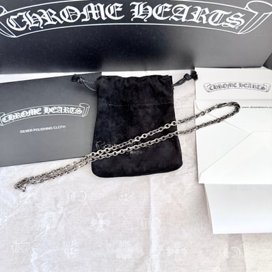 Chrome Hearts Paper Chain Necklace "Silver"