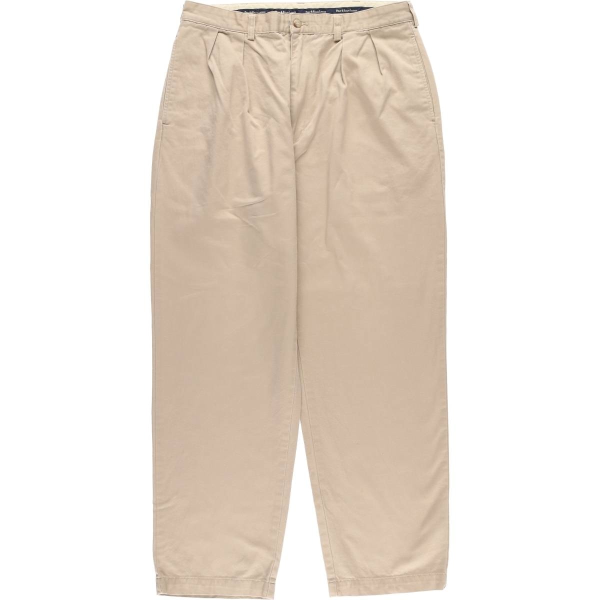 古着 ラルフローレン Ralph Lauren Polo Ralph Lauren ツータック チノパンツ メンズw33相当/eaa531631
