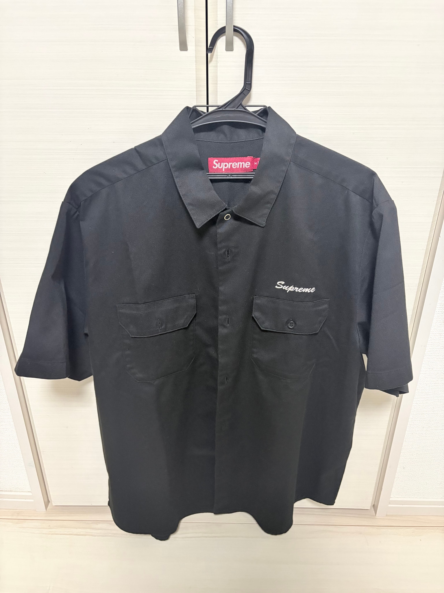 Supreme Rhinestone Pin Up S/S Work Shirt "Black"