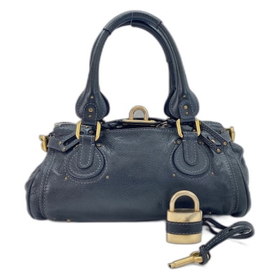 クロエ Chloe レザー パディントン ハンドバッグ【中古】