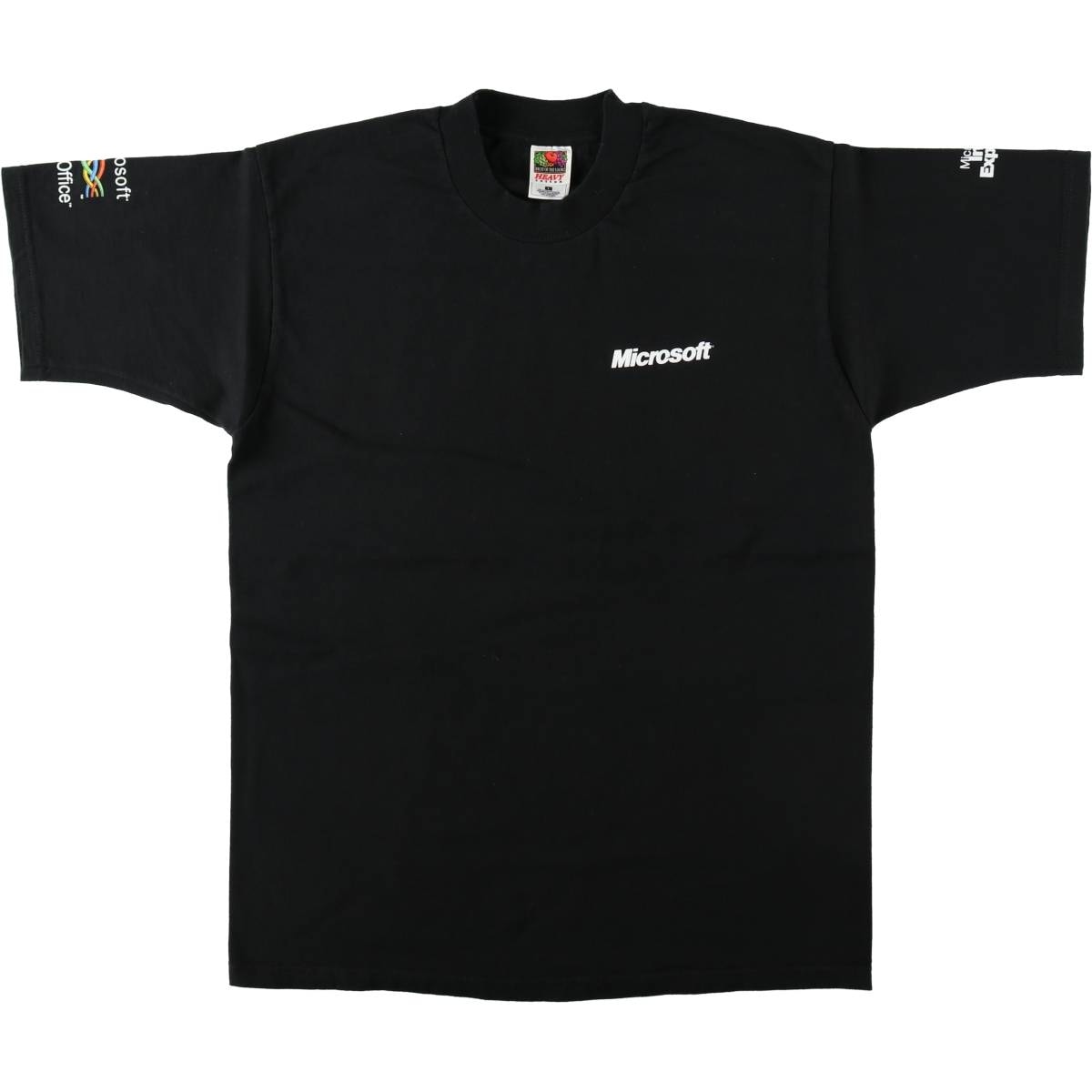 古着 00年代 フルーツオブザルーム FRUIT OF THE LOOM HEAVY cotton Microsoft マイクロソフト アドバタイジングTシャツ メンズL相当/eaa621845