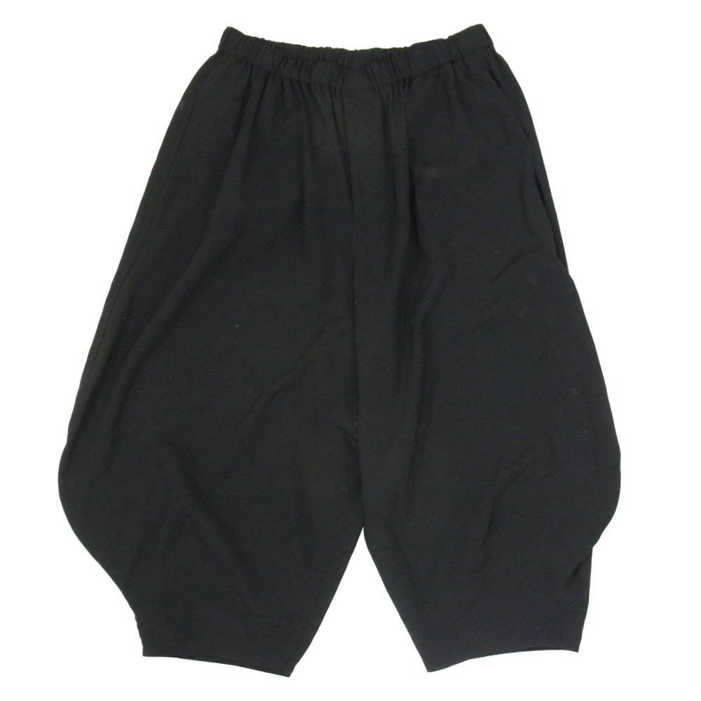 BLACK COMME des GARCONS ブラックコムデギャルソン 1L-P024 AD2023 ウール バルーン サルエルパンツ ブラック系 M【中古】