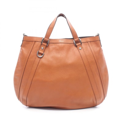 グッチ GUCCI アビー GG柄 ハンドバッグ バッグ レザー レディース ブラウン系 268641 【中古】